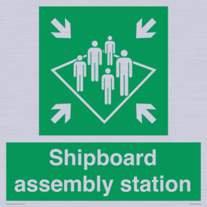 Shipboard assembly station